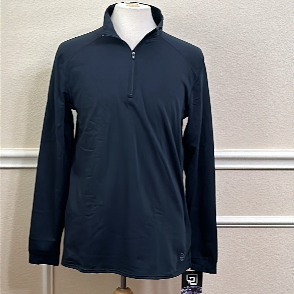 PolarMax (4) BASELAYER Zip Mock Heavy Weight - Dk Navy